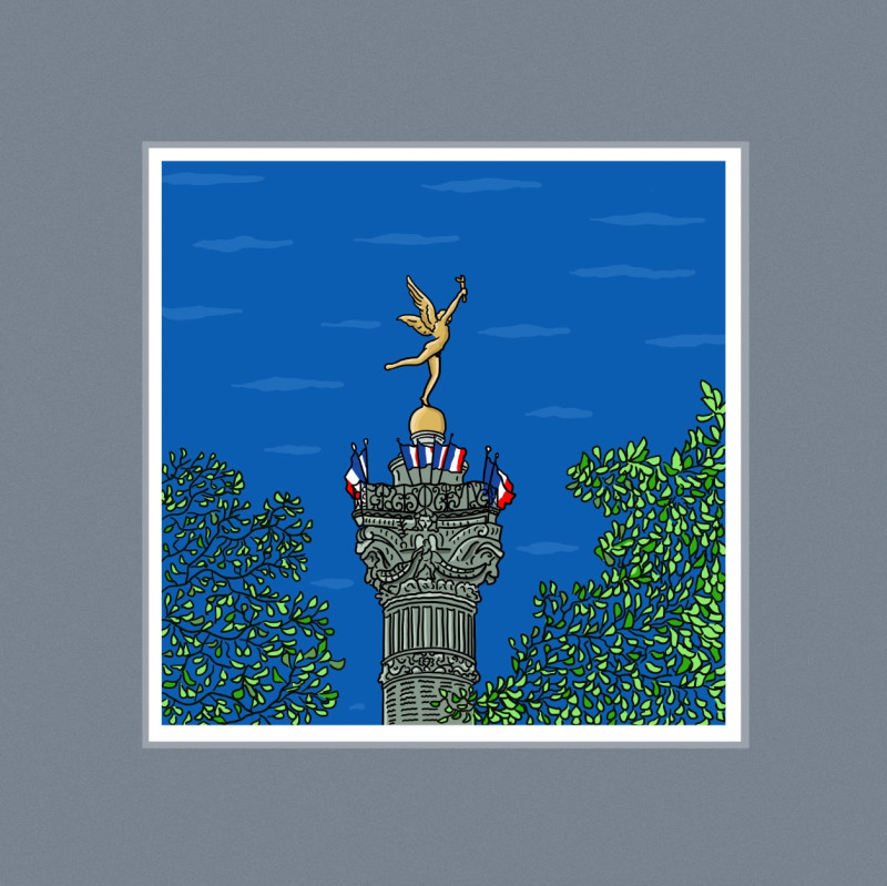 Le Génie de la bastille par antoine meurant - Image principale