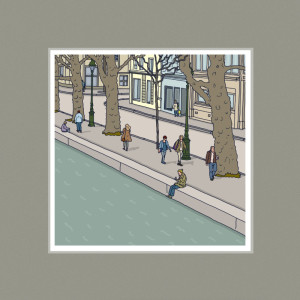 Le Canal en hiver - antoine meurant - Produit créatif