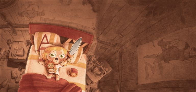 Chambre d'Achille - arthur congnard - illustrateur-jeunesse