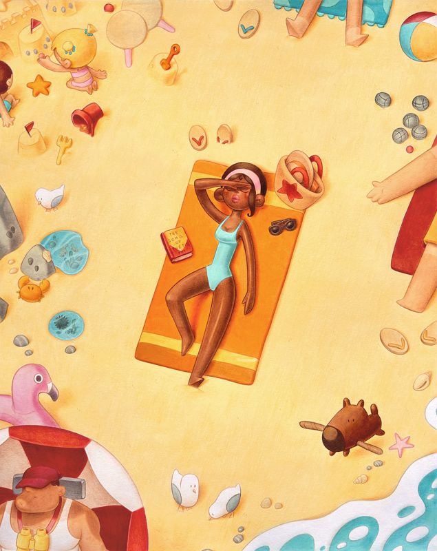 Plage - arthur congnard - illustrateur-jeunesse