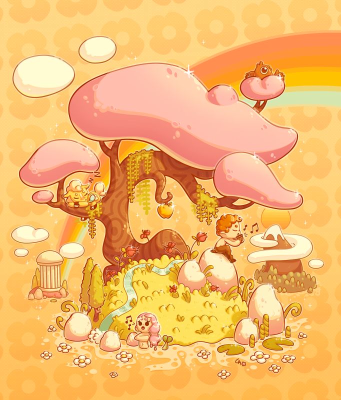 Île Mythologique - arthur congnard - illustrateur-jeunesse