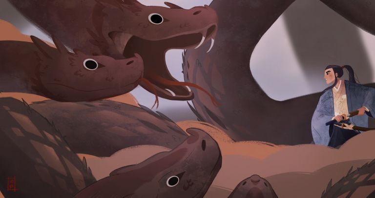 Orochi - iona Morin - illustrateur-jeunesse