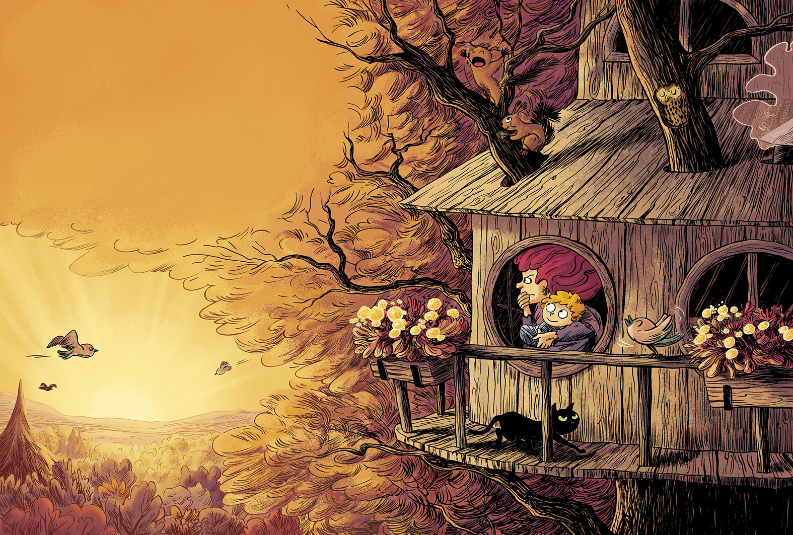 La Sorcière au coeur de pierre - benjamin strickler - illustrateurs-jeunesse