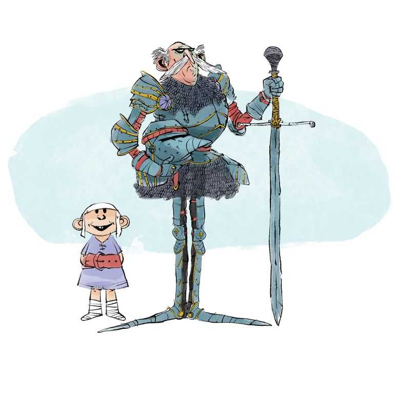 Chevalier - nicolas trève - illustrateurs-jeunesse