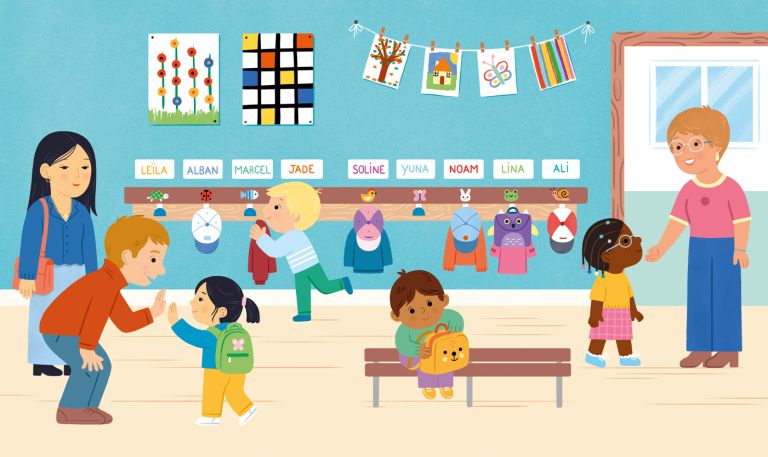 À l'école maternelle - Ed. LITO - 2023 - vanessa robidou - illustrateur-jeunesse